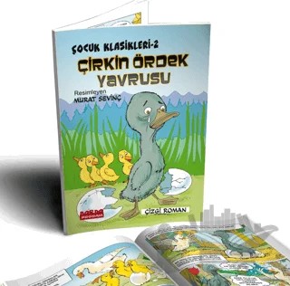 Çirkin Ördek Yavrusu / Çocuk Klasikleri-2 – Murat Sevinç – Bordo Ressam kitap kapağı