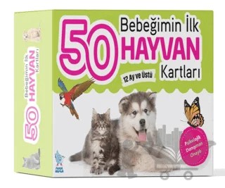 Bebeğimin İlk 50 Hayvan Kartları – Zeynep Doğru – Minik Damla Yayınevi kitap kapağı