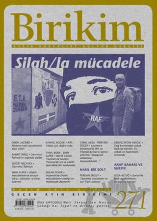 Birikim Aylık Sosyalist Kültür Dergisi Sayı: 271 – Birikim Yayınları kitap kapağı
