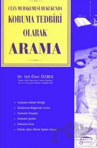 Koruma Tedbiri Olarak Arama – Veli Özer Özbek – Seçkin Yayıncılık kitap kapağı