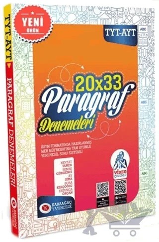 TYT AYT Paragraf 20x33 Deneme – Kolektif – Karaağaç Yayıncılık kitap kapağı
