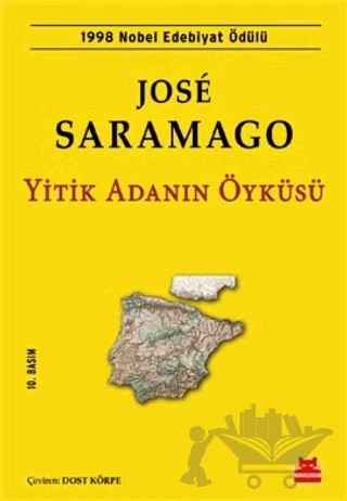 Yitik Adanın Öyküsü – Jose Saramago – Kırmızı Kedi Yayınevi kitap kapağı