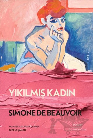 Yıkılmış Kadın – Simone de Beauvoir – Everest Yayınları kitap kapağı