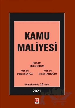 Kamu Maliyesi – Metin Erdem – Ekin Basım Yayın kitap kapağı