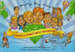 4. Sınıf Cengiz ve Zümrüt Okulu Maceraları 8 Kitap – Kolektif – Dört Renk Yayınları kitap kapağı