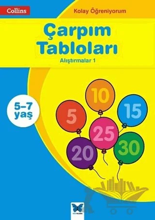 Collins Kolay Öğreniyorum - Çarpım Tabloları Alıştırmalar 1 (5-7 Yaş) – Peter Clarke – Mavi Kelebek Yayınları kitap kapağı
