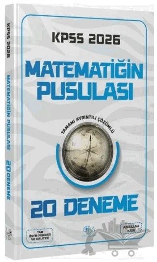 2026 KPSS Matematik Matematiğin Pusulası 20 Deneme Çözümlü – Abdullah Kaya – CBA Akademi kitap kapağı