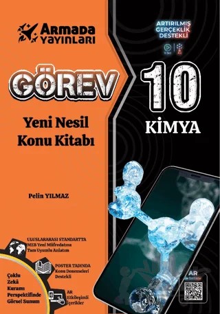 Armada Görev 10 Kimya Yeni Nesil Konu Kitabı – Pelin Yılmaz – Armada Yayınları kitap kapağı