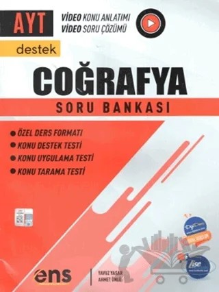 AYT Coğrafya Destek Soru Bankası – Kolektif – ENS Yayınları kitap kapağı