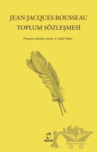 Toplum Sözleşmesi – Jean-Jacques Rousseau – Doruk Yayınları kitap kapağı