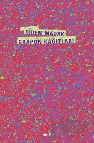 Grapon Kağıtları – Didem Madak – Metis Yayınları kitap kapağı