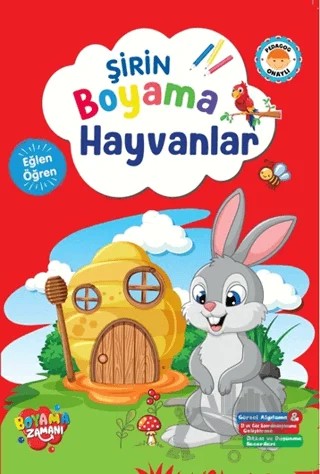 Şirin Boyama - Hayvanlar – Kolektif – Boyama Zamanı kitap kapağı