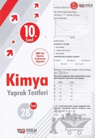 10. Sınıf Kimya 28 Yaprak Test – Kolektif – Nitelik Yayınları - Bayilik kitap kapağı