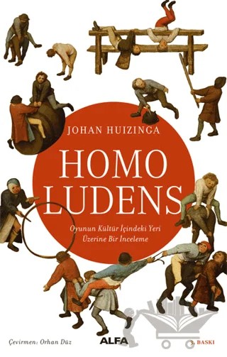 Homo Ludens – Johan Huizinga – Alfa Yayınları kitap kapağı