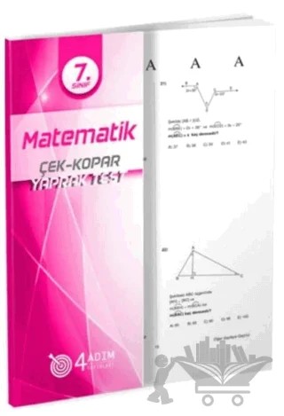 7. Sınıf Matematik Yaprak Test – Kolektif – 4 Adım Yayınları kitap kapağı