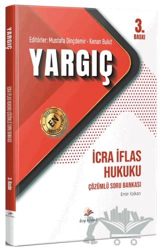 2022 Adli Hakimlik Yargıç İcra İflas Hukuku Soru Bankası – Emin Kalkan – Dizgi Kitap kitap kapağı