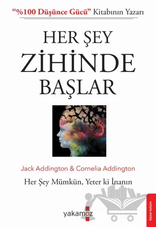 Her Şey Zihinde Başlar – Cornelia Addington, Jack Ensign Addington – Yakamoz Yayınevi kitap kapağı