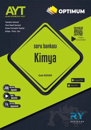 2022 Optimum AYT Kimya Soru Bankası Video Çözümlü – Kolektif – Referans Yayınları kitap kapağı