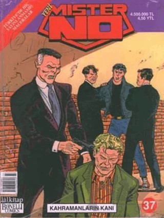 Yeni Mister No Sayı: 37 Kahramanların Kanı – Lal Kitap kitap kapağı