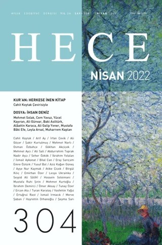 Hece Dergisi Sayı: 304 - Nisan 2022 – Hece Dergisi kitap kapağı