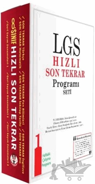 LGS Hızlı Son Tekrar Programı Seti – Kolektif – Tonguç Akademi kitap kapağı
