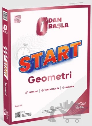 0'dan Başla Start Geometri Soru Bankası – Resul Şit – Üç Dört Beş Yayınları kitap kapağı