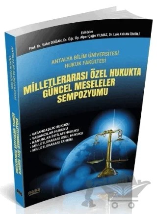 Milletlerarası Özel Hukukta Güncel Meseleler Sempozyumu – Kolektif – Savaş Yayınevi kitap kapağı