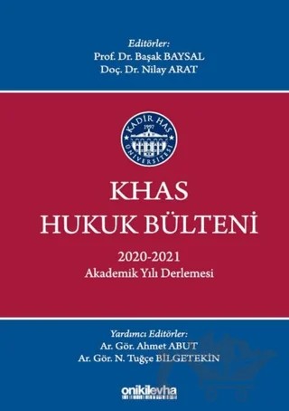 KHAS Hukuk Bülteni – Kolektif – On İki Levha Yayınları kitap kapağı