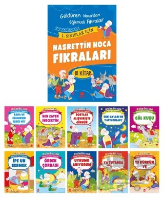 Nasrettin Hoca Fıkraları - 10 Kitap – Kolektif – Ema Çocuk kitap kapağı