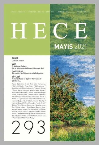 Hece Aylık Edebiyat Dergisi Sayı: 293 Mayıs 2021 – Hece Dergisi kitap kapağı