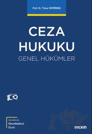 Ceza Hukuku Genel Hükümler – Timur Demirtaş – Seçkin Yayıncılık kitap kapağı