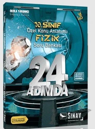 8. Sınıf 24 Adımda Fizik Özel Konu Anlatımlı Soru Bankası – Kolektif – Sınav Yayınları kitap kapağı