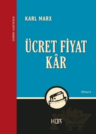 Ücret, Fiyat ve Kar – Karl Marx – Kor Kitap kitap kapağı