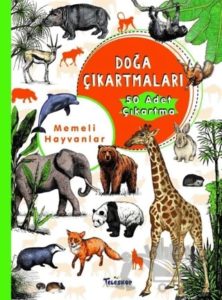 Memeli Hayvanlar Doğa Çıkartmaları – Kolektif – Teleskop Popüler Bilim kitap kapağı