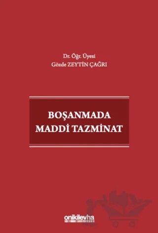 Boşanmada Maddi Tazminat – Gözde Zeytin Çağrı – On İki Levha Yayınları kitap kapağı