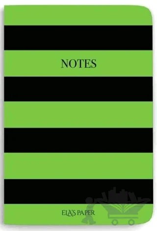 Helloween Yeşil Çizgili - Defter – Kolektif – Elaspaper kitap kapağı