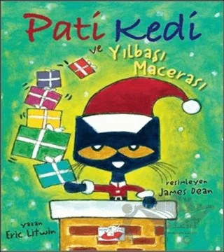 Pati Kedi ve Yılbaşı Macerası – Eric Litwin – Uçan Fil Yayınları kitap kapağı