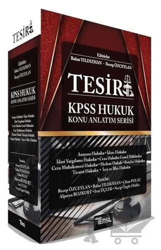 Tesir KPSS Hukuk Konu Anlatım Serisi – Bahar Yıldızhan, Recep Özceylan – Temsil Kitap kitap kapağı