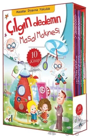 Çılgın Dedemin Masal Makinesi (10 Kitap Takım) – Sara Gürbüz Özeren – Damla Yayınevi kitap kapağı