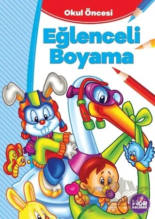 Eğlenceli Boyama – Kolektif – Mor Kelebek kitap kapağı