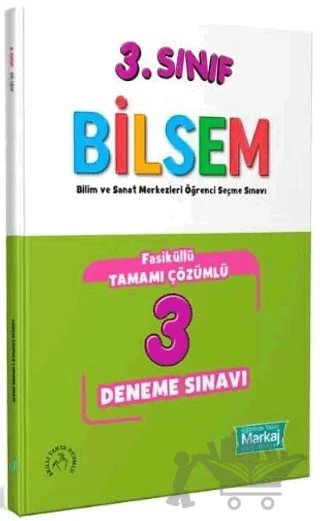 3. Sınıf Bilsem Çözümlü 3 Fasikül Deneme Sınavı – Kolektif – Markaj Yayınları kitap kapağı