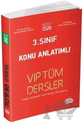 3. Sınıf VIP Tüm Dersler Konu Anlatımlı – Kolektif – Editör Yayınevi kitap kapağı