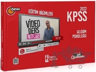 2022 KPSS Eğitim Bilimleri Gelişim Psikolojisi Video Ders Notu – Özgür Ulaş Bölücek – İSEM Yayıncılık kitap kapağı