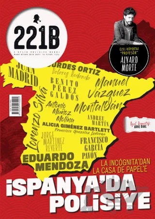 221B İki Aylık Polisiye Dergi Sayı: 14 Mart- Nisan 2018 – 221B Dergisi kitap kapağı