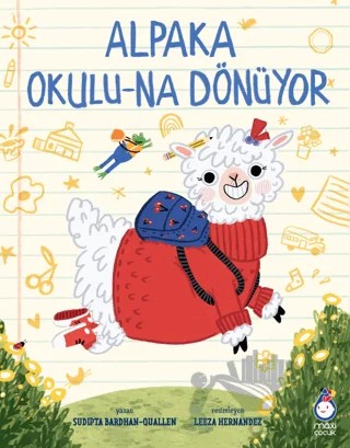 Alpaka Okulu-na Dönüyor – Sudipta Bardhan-Quallen – Maxi Yayıncılık kitap kapağı