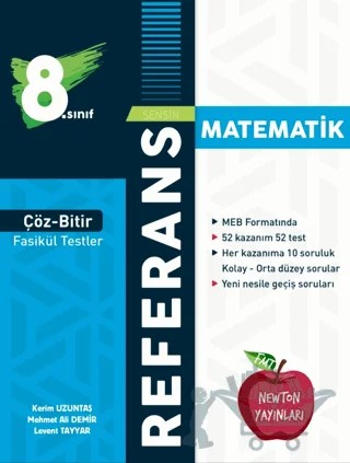 8. Sınıf Çöz Bitir Referans Matematik Fasikül Testler – Kolektif – Newton Yayınları kitap kapağı