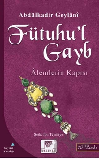 Fütuhu’l Gayb – Abdülkadir Geylani – Gelenek Yayıncılık kitap kapağı