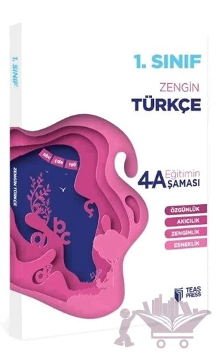 1. Sınıf Türkçe Eğitimin 4 Aşaması – Kolektif – Teas Press kitap kapağı