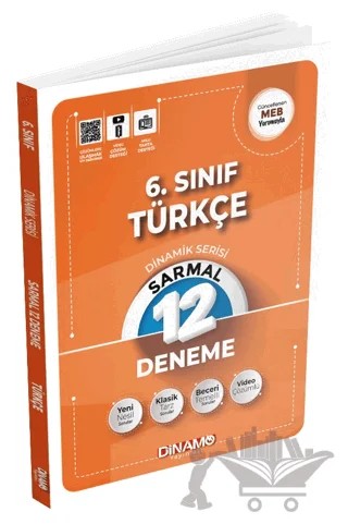 6. Sınıf Türkçe 12'li Sarmal Deneme – Kolektif – Dinamo Yayınları kitap kapağı