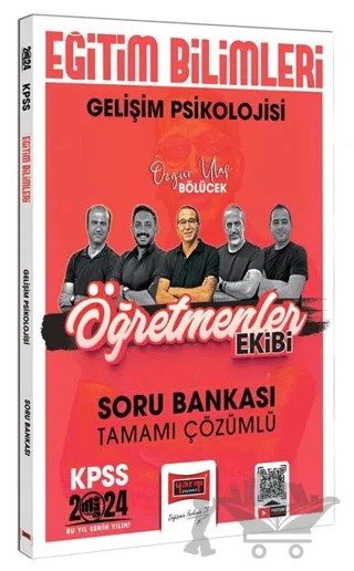 KPSS Eğitim Bilimleri Öğretmenler Ekibi Gelişim Psikolojisi Tamamı Çözümlü Soru Bankası – Kolektif – Yargı Yayınevi kitap kapağı